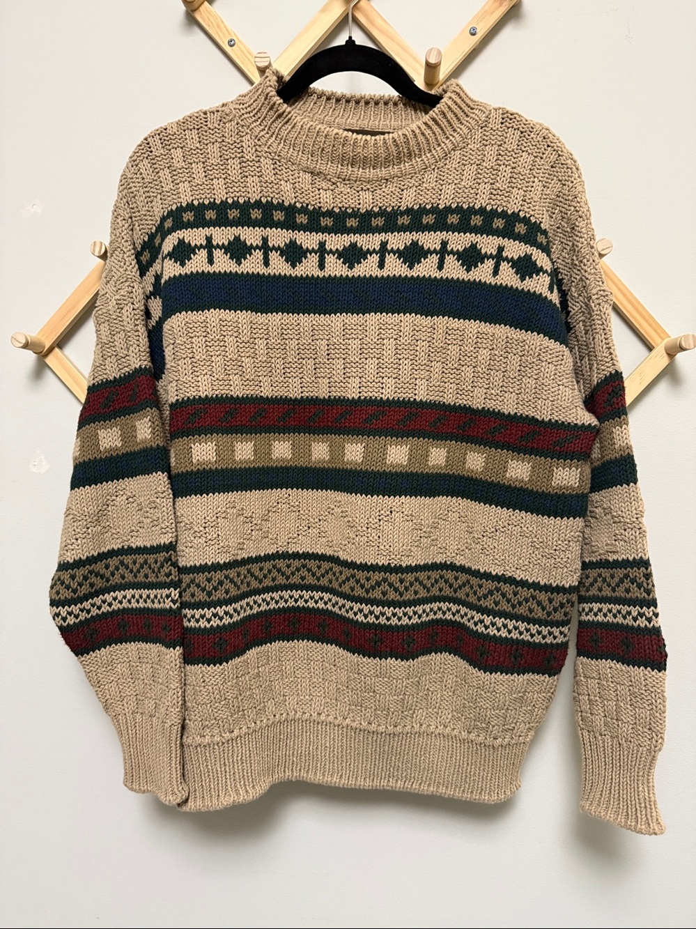 TIMBERLAND Made in Italy 100% Cotton Sweater | M | Unisex | Fall Heritage Knit